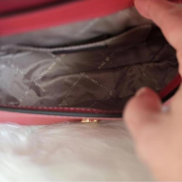 Michael Kors Lyra Small Flap Crossbody Leather Handbag - Picture 7 of 7